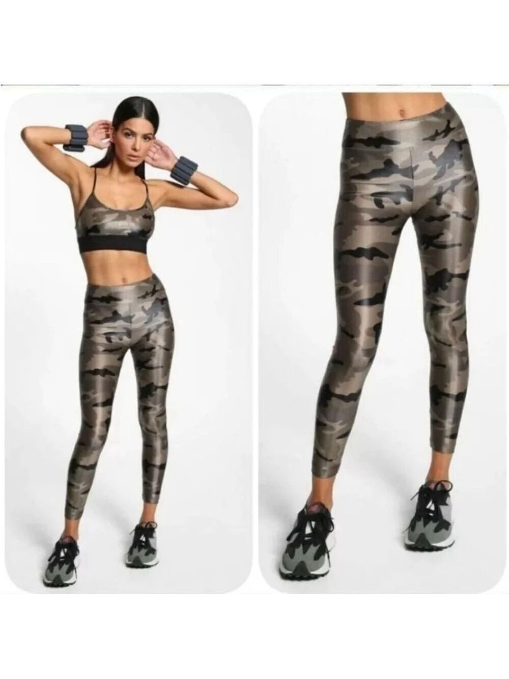 Koral Lustrous Infinity High Rise Shiny Legging - Camo Sz S